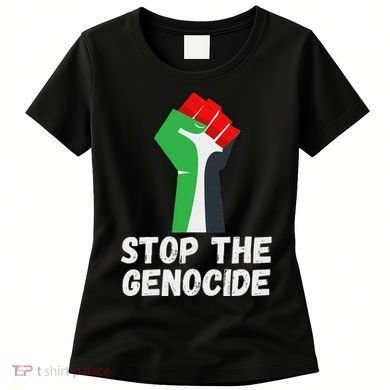 Stop The Genocide Fist Women's T-Shirt