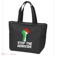 Stop The Genocide Fist Tote Bag thumb 3