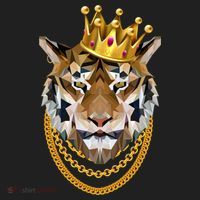 Siberian Tiger Gangster Golden Crown King Chain Gift Beanie thumb 2