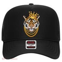 Siberian Tiger Gangster Golden Crown King Chain Gift Hat thumb 0