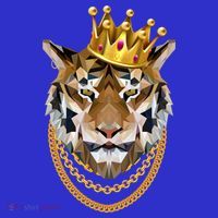 Siberian Tiger Gangster Golden Crown King Chain Gift Hoodie thumb 2
