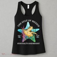 Stay The Gulf Of Mexico Be Salty And Resist Turtle Mexican  Women's Tank Top thumb 3
