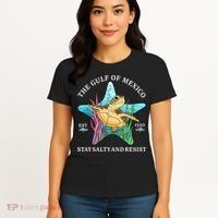 Stay The Gulf Of Mexico Be Salty And Resist Turtle Mexican  Women's T-Shirt thumb 4