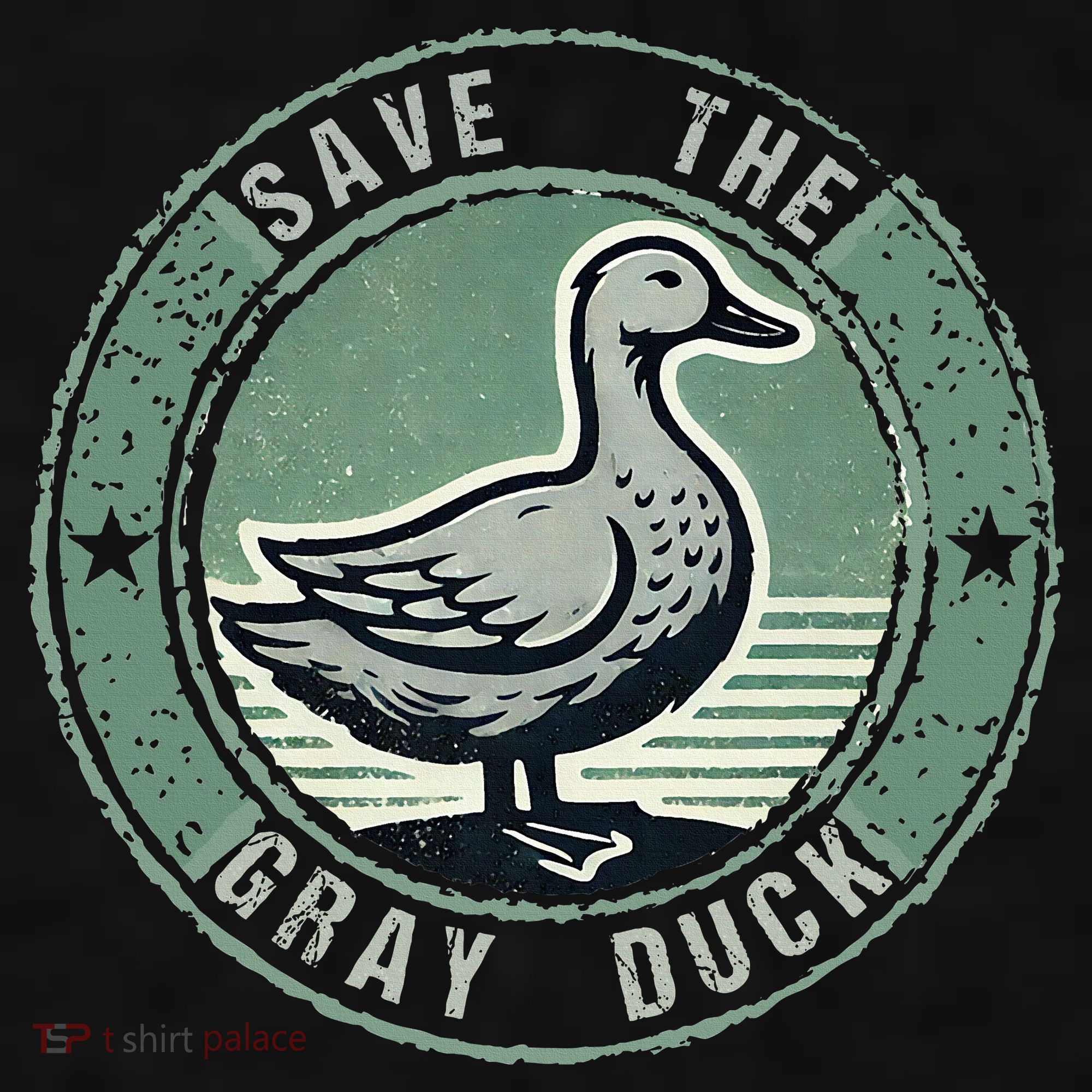 Save The Gray Duck Ladies PosiCharge Tri-Blend Wicking Tank