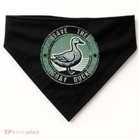 Save The Gray Duck USA-Made Doggie Bandana thumb 0