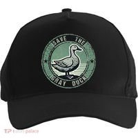 Save The Gray Duck Five-Panel Snapback Cap thumb 0