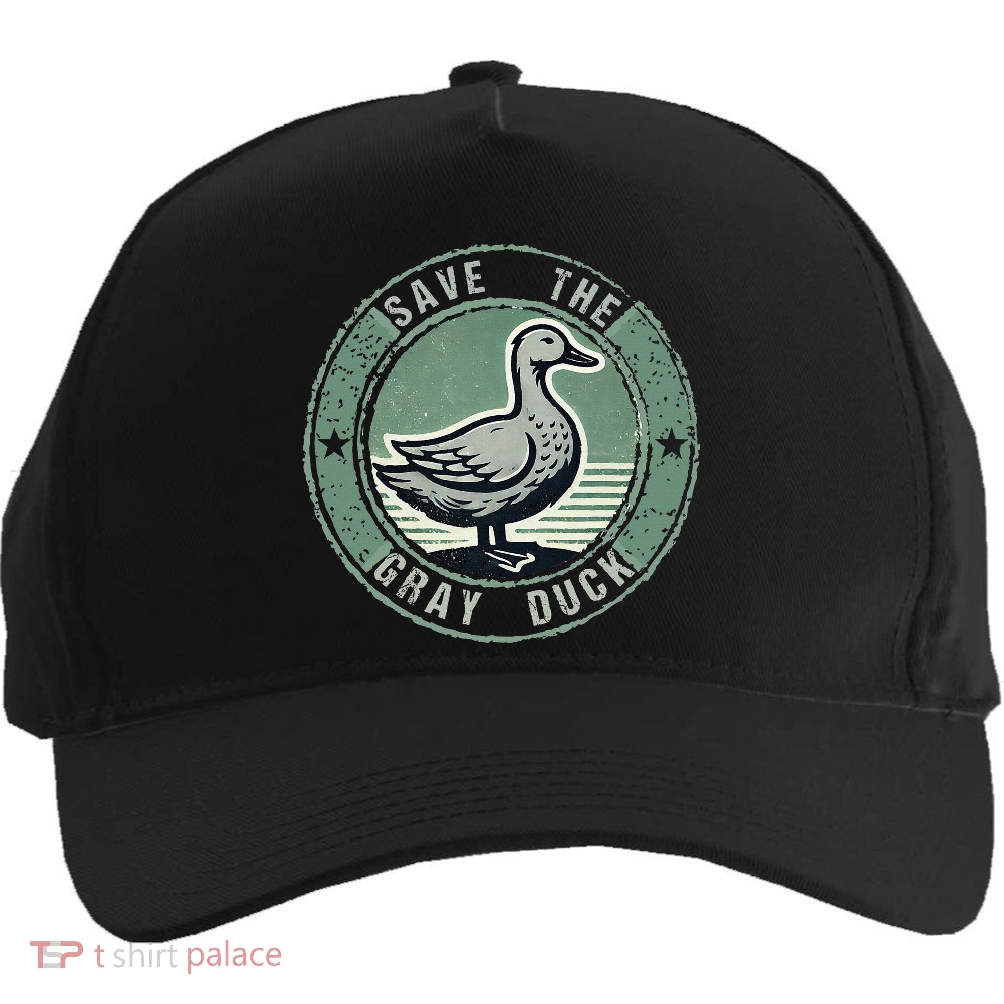 Save The Gray Duck Five-Panel Snapback Cap