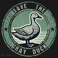 Save The Gray Duck Long Sleeve Shirt thumb 2