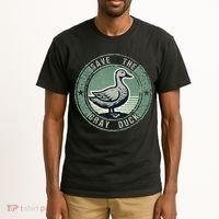 Save The Gray Duck Tall T-Shirt thumb 2