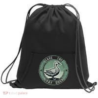 Save The Gray Duck Sweatshirt Cinch Pack Bag thumb 0