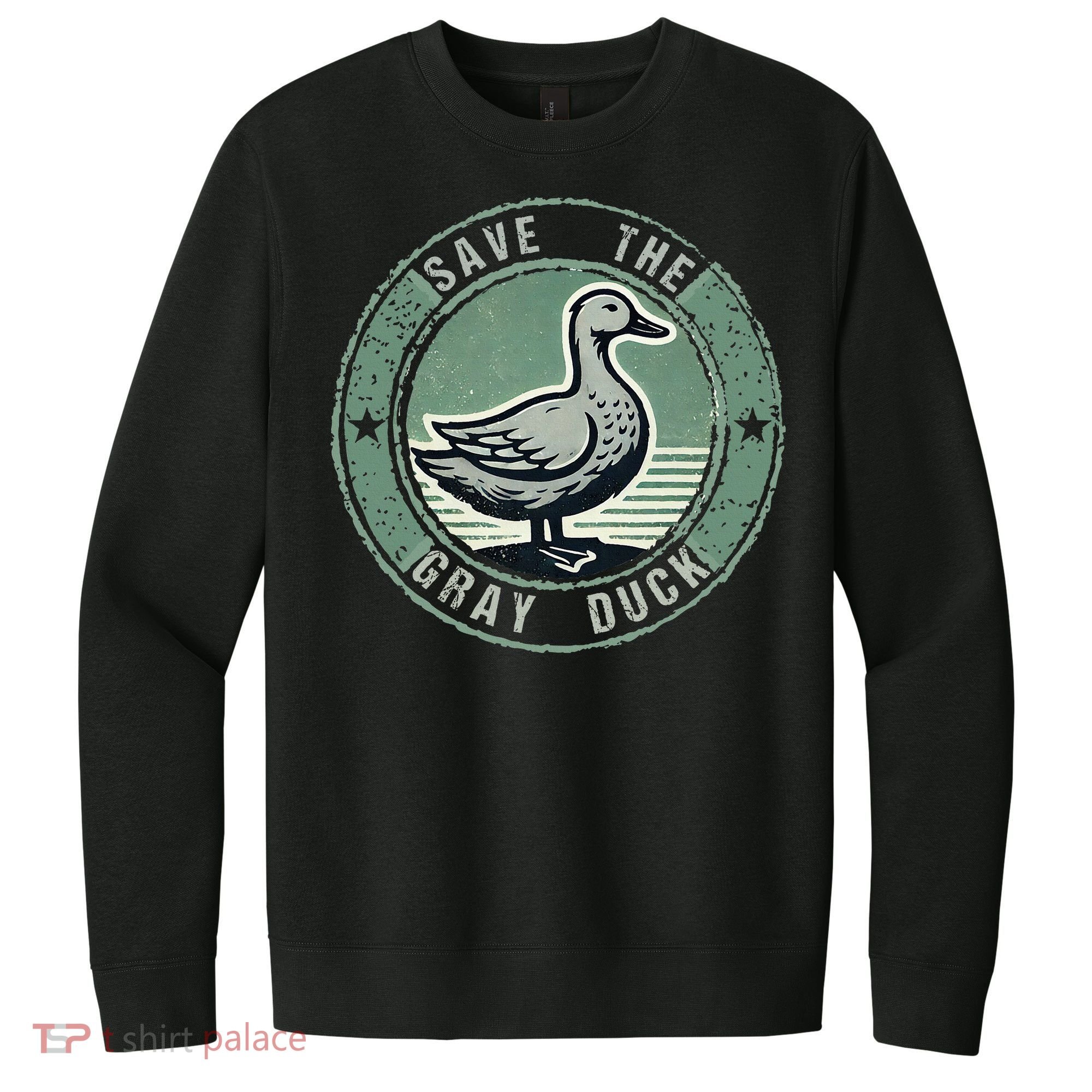 Save The Gray Duck V.I.T. Fleece Crew Sweatshirt