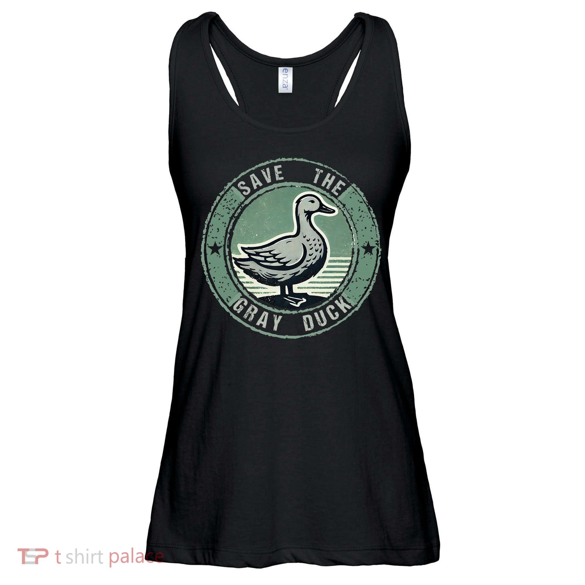 Save The Gray Duck Ladies Essential Flowy Tank