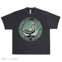 Save The Gray Duck Urban Oversized Heavyweight T-Shirt thumb 0