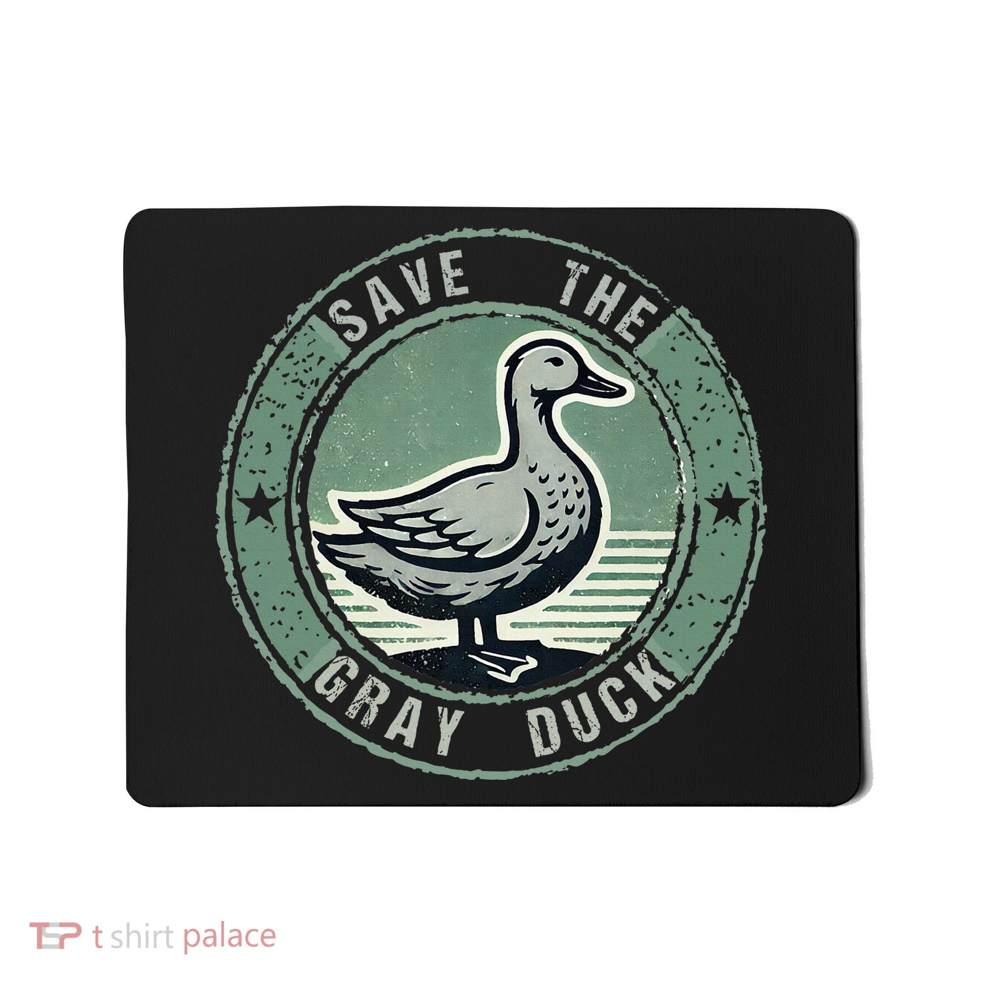 Save The Gray Duck Mousepad
