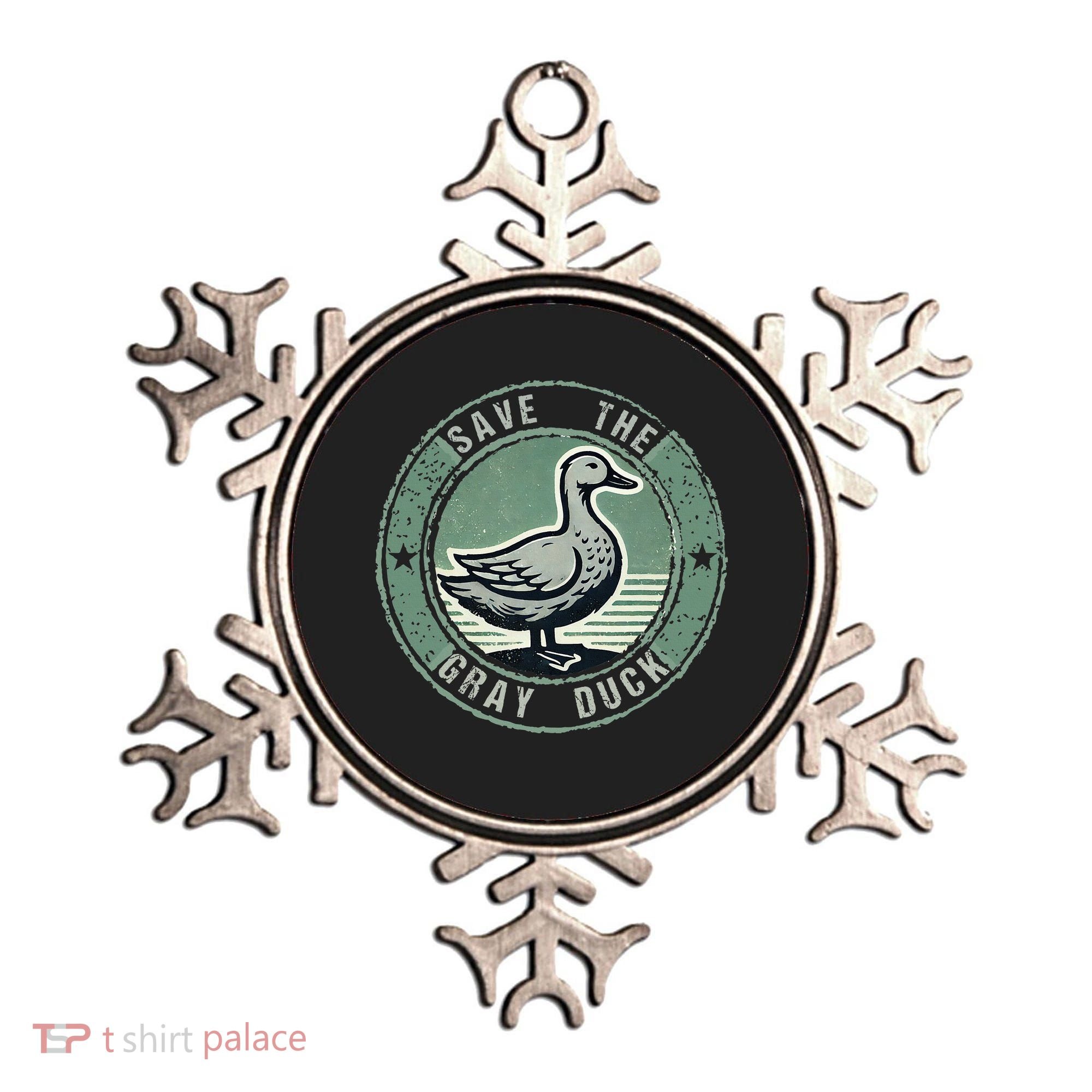 Save The Gray Duck Ornament