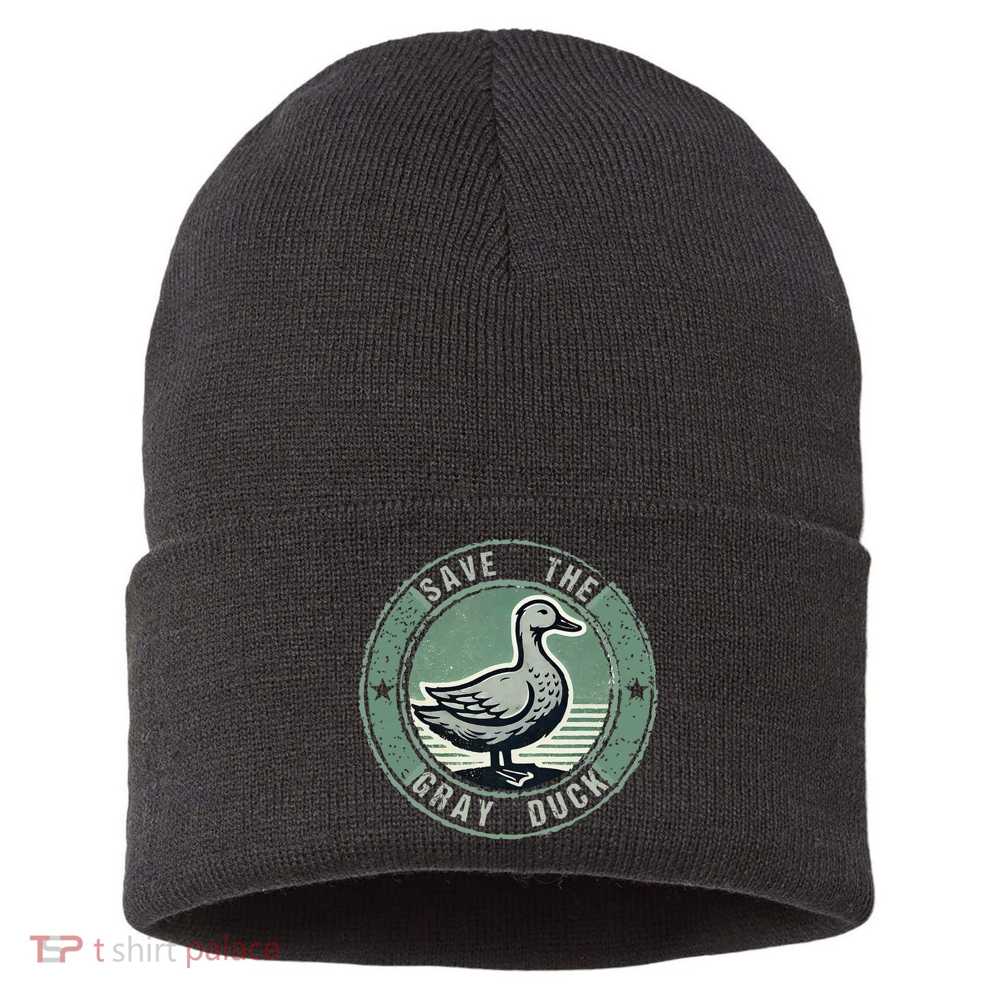Save The Gray Duck Sustainable Knit Beanie