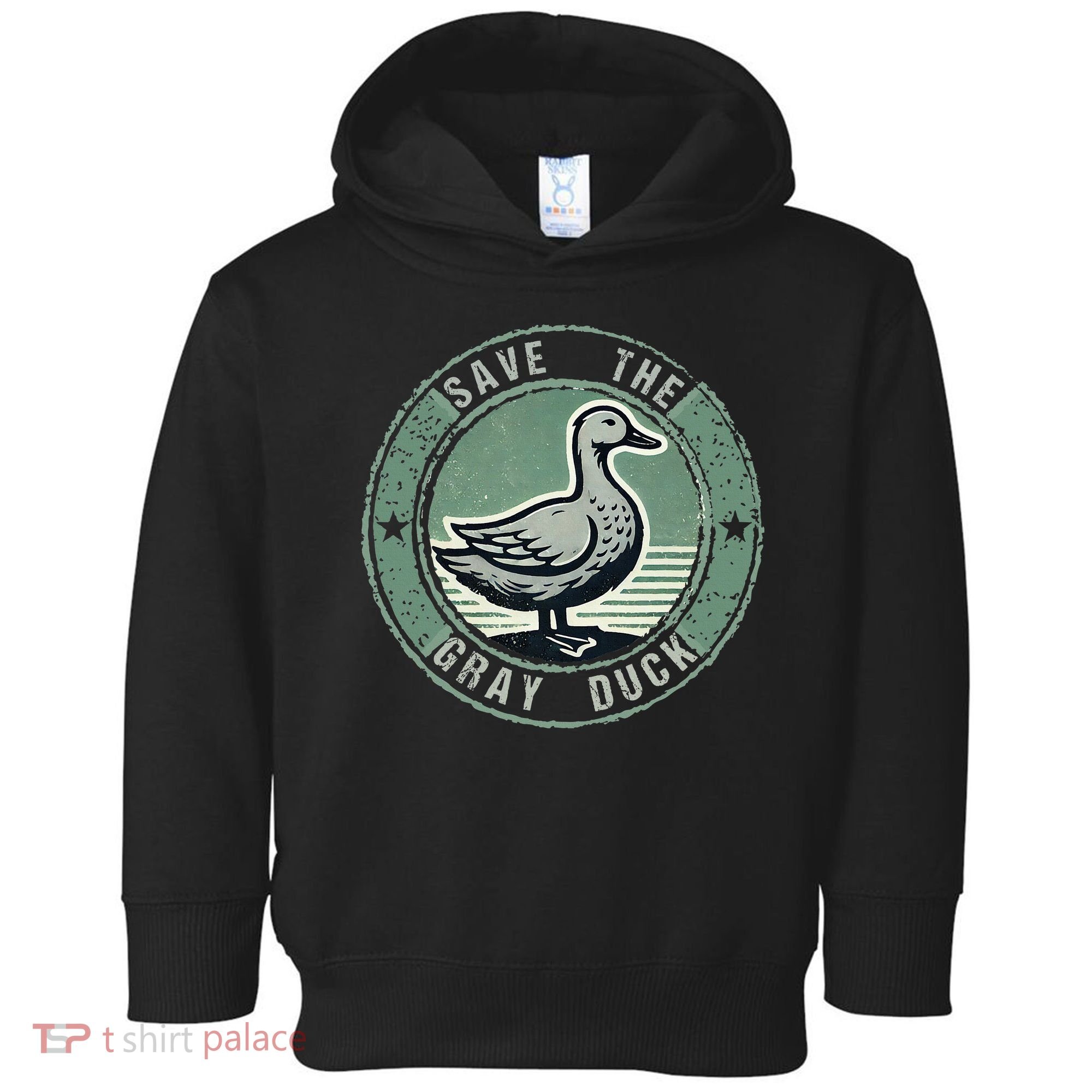 Save The Gray Duck Toddler Hoodie