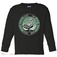 Save The Gray Duck Toddler Long Sleeve Shirt thumb 0
