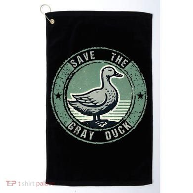 Save The Gray Duck Golf Towel