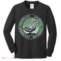 Save The Gray Duck Kids Long Sleeve Shirt thumb 0
