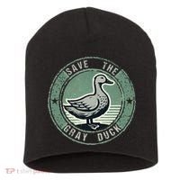 Save The Gray Duck Short Acrylic Beanie thumb 0