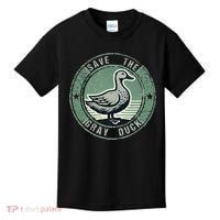 Save The Gray Duck Kids T-Shirt thumb 0
