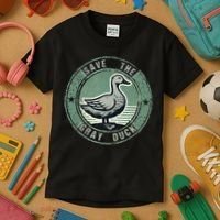 Save The Gray Duck Kids T-Shirt thumb 3