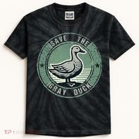 Save The Gray Duck Kids Tie-Dye T-Shirt thumb 0