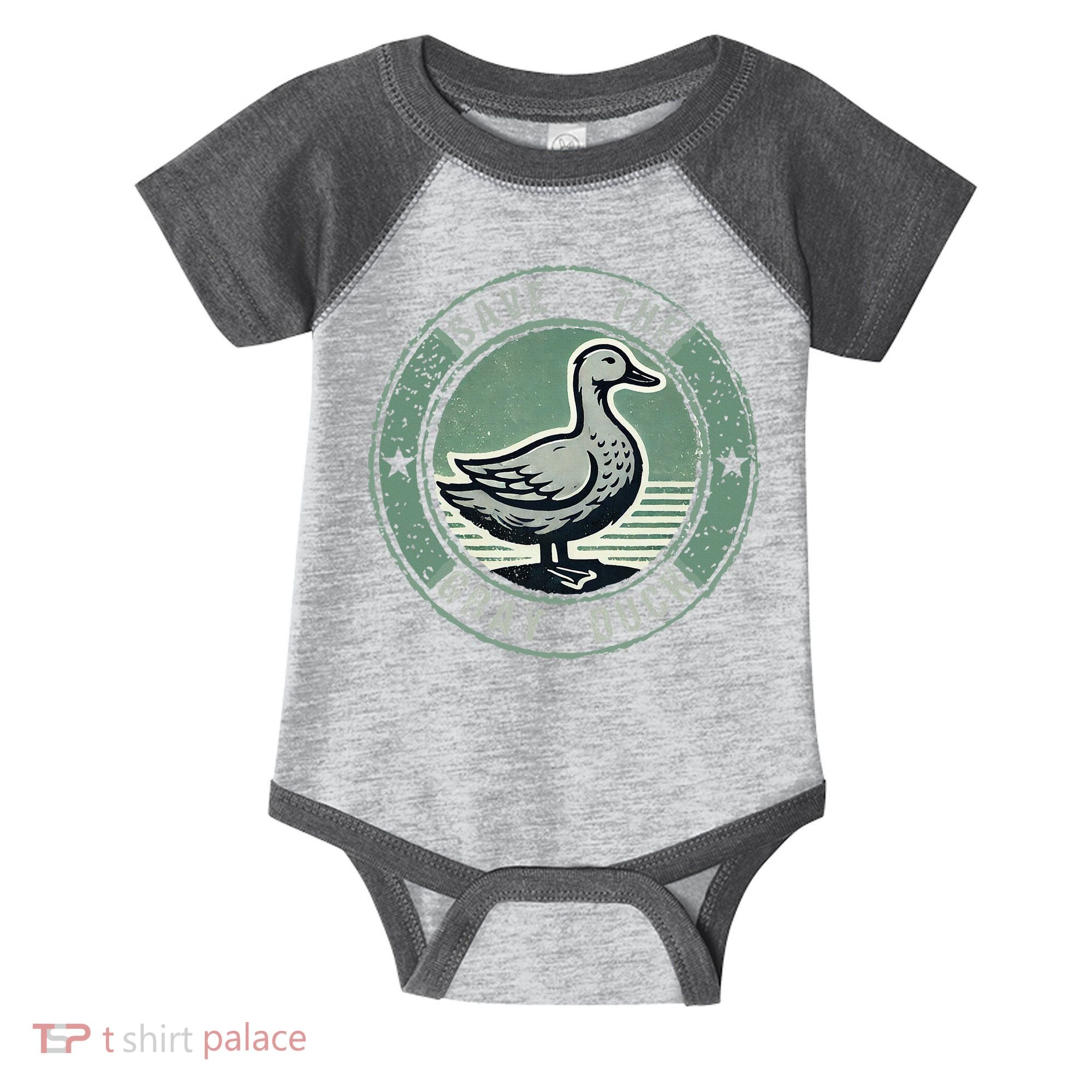 Save The Gray Duck Infant Baby Jersey Bodysuit