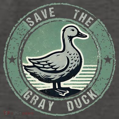 Save The Gray Duck Vector Backpack