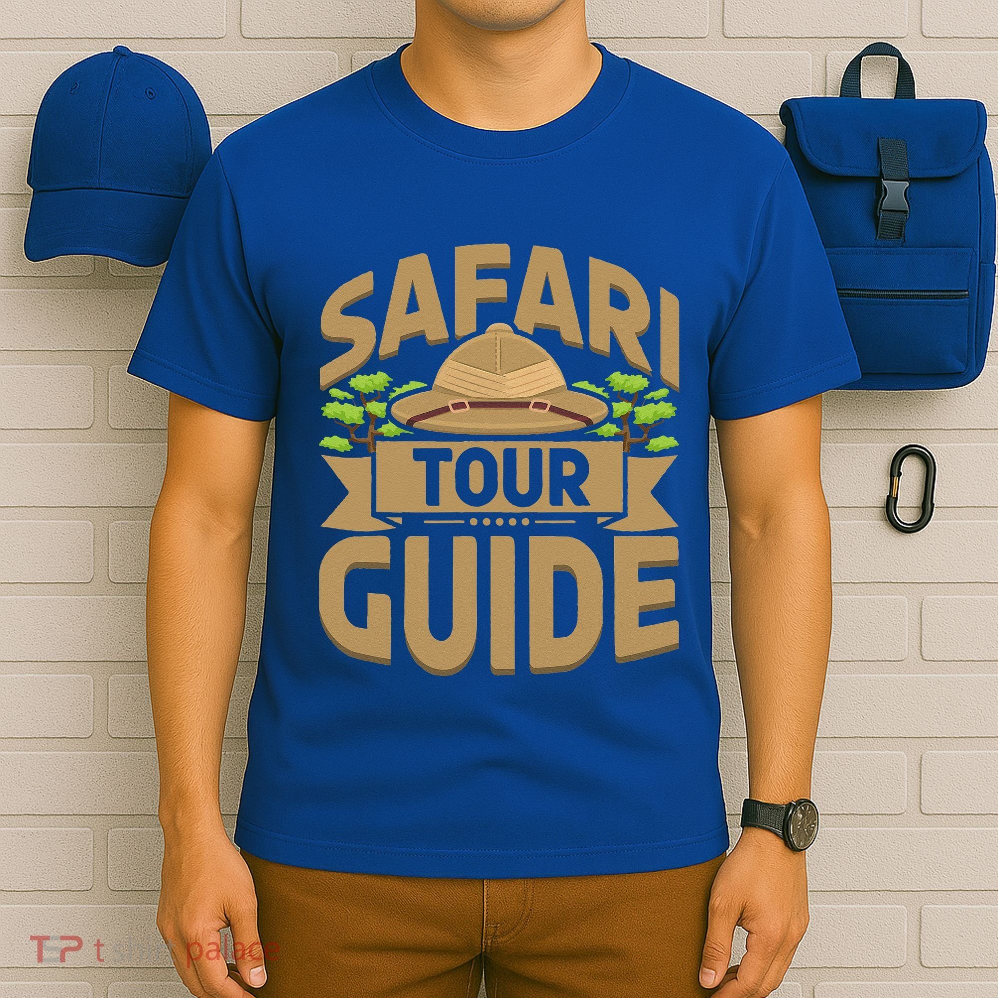 Safari Tour Guide Costume Africa Zoo Outfit Safari Tour T-Shirt