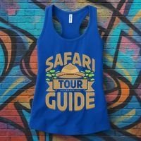 Safari Tour Guide Costume Africa Zoo Outfit Safari Tour Women's Tank Top thumb 3