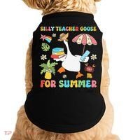 Silly Teacher Goose On The Loose Summer Doggie Tank thumb 0