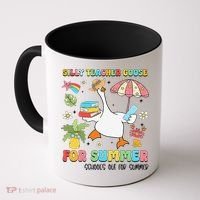 Silly Teacher Goose On The Loose Summer Coffee Mug thumb 0