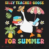Silly Teacher Goose On The Loose Summer Beanie thumb 2