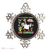 Silly Teacher Goose On The Loose Summer Ornament thumb 0