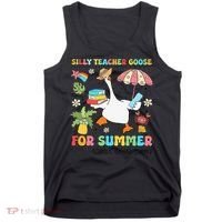 Silly Teacher Goose On The Loose Summer Tank Top thumb 0