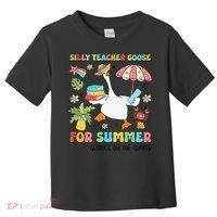 Silly Teacher Goose On The Loose Summer Toddler T-Shirt thumb 0