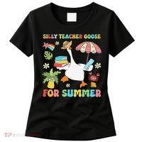 Silly Teacher Goose On The Loose Summer Women's T-Shirt thumb 0