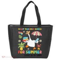 Silly Teacher Goose On The Loose Summer Tote Bag thumb 0