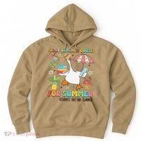 Silly Teacher Goose On The Loose Summer Hoodie thumb 0