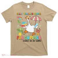 Silly Teacher Goose On The Loose Summer T-Shirt thumb 0