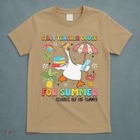 Silly Teacher Goose On The Loose Summer T-Shirt thumb 5