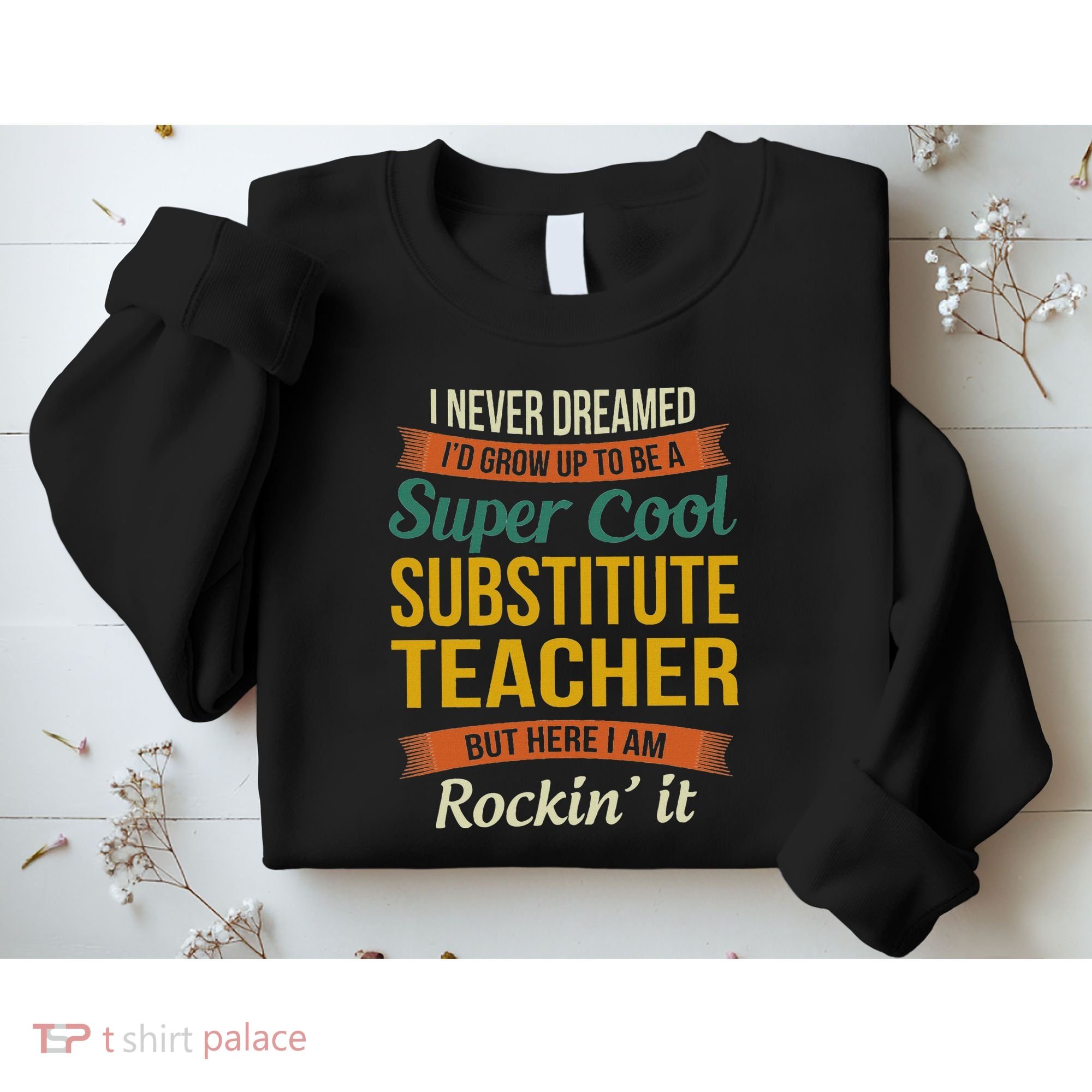Substitute Teacher Gifts Funny Appreciation Sweatshirt