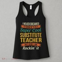 Substitute Teacher Gifts Funny Appreciation Women's Tank Top thumb 3