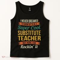 Substitute Teacher Gifts Funny Appreciation Tank Top thumb 2