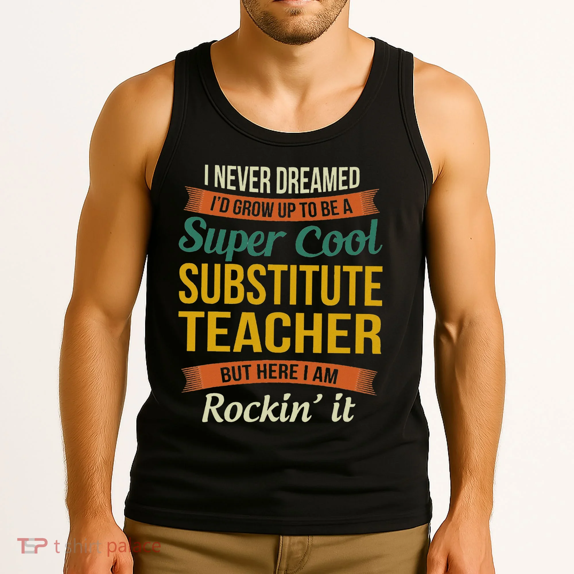 Substitute Teacher Gifts Funny Appreciation Tank Top