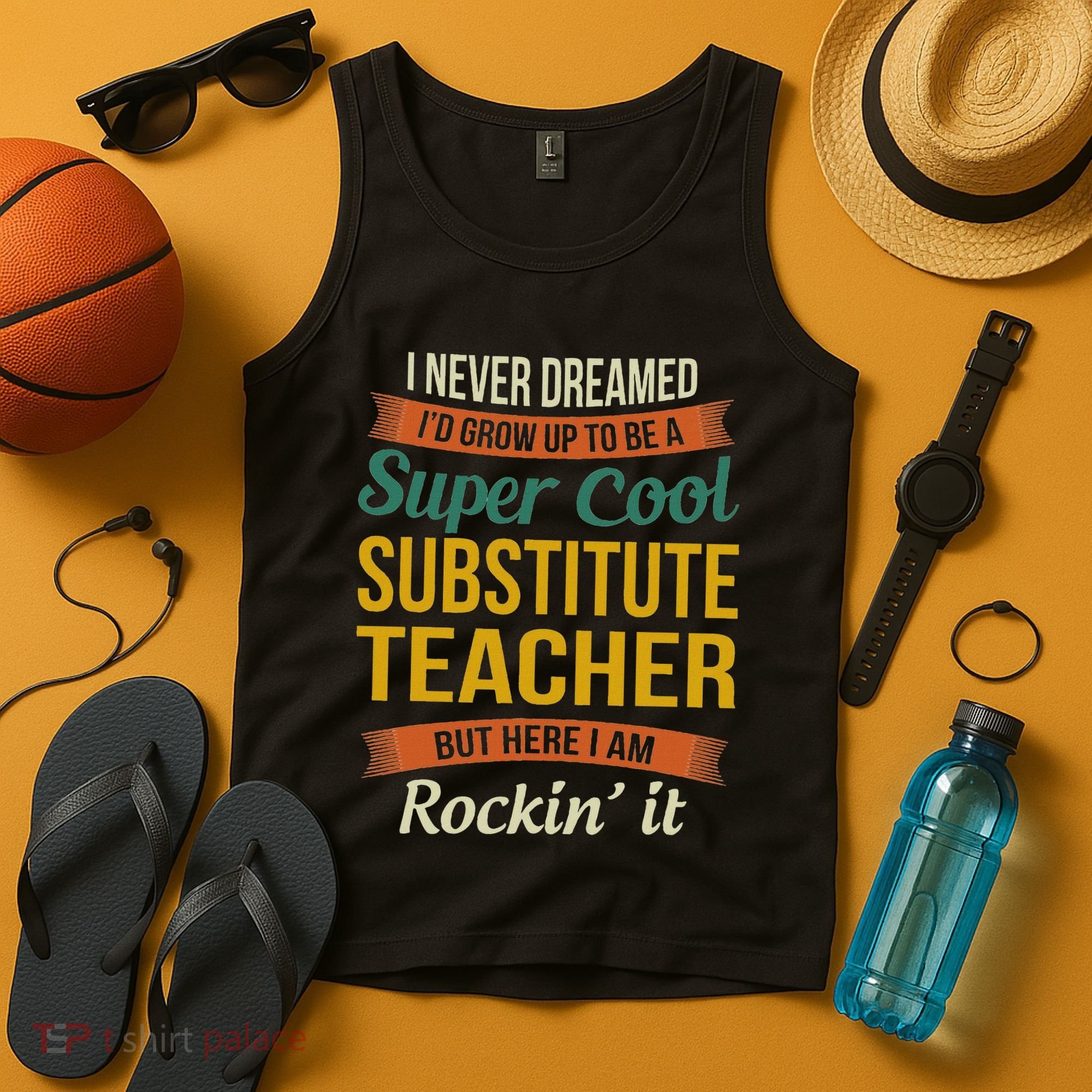 Substitute Teacher Gifts Funny Appreciation Tank Top