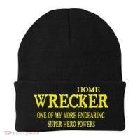 Sarcastic T Home Wrecker Power Beanie thumb 0