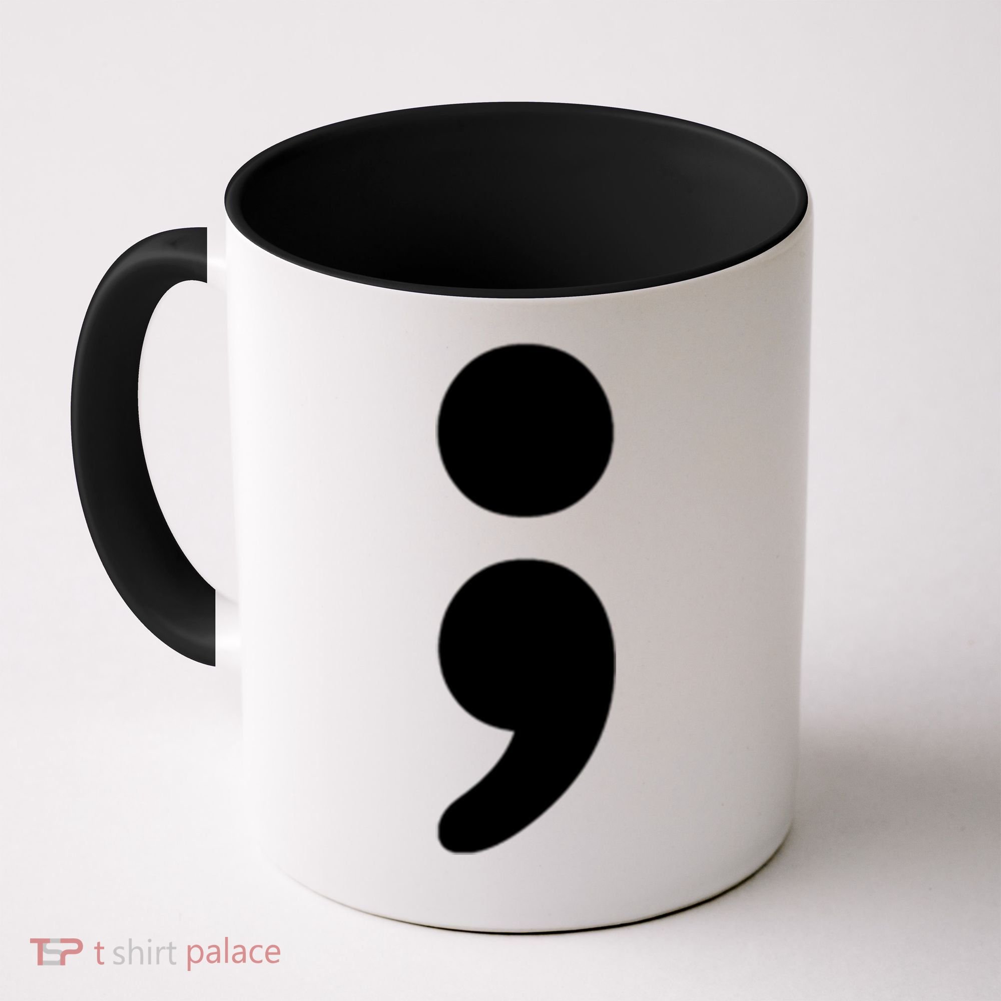 Semicolon Tal Health Matters Awareness Month Gift Coffee Mug